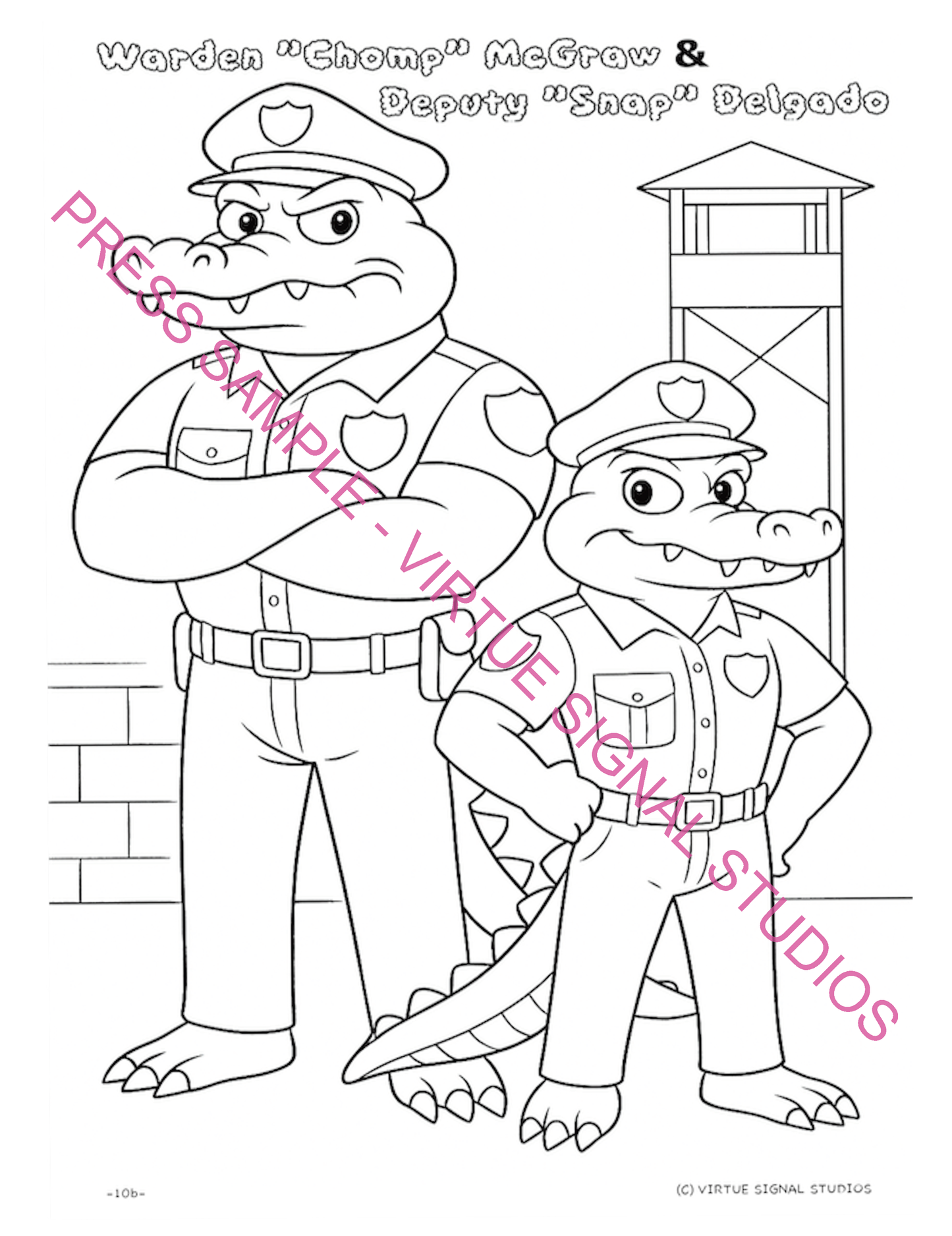 Let's Color: Alligator Alcatraz (BUNDLE SPECIAL! Both Printed & eBook Immediate Download Editions)