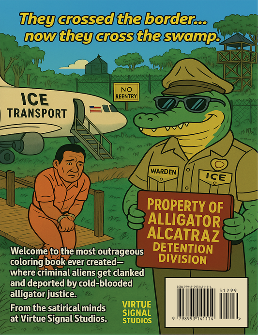 Let's Color™: Alligator Alcatraz - PRINT EDITION